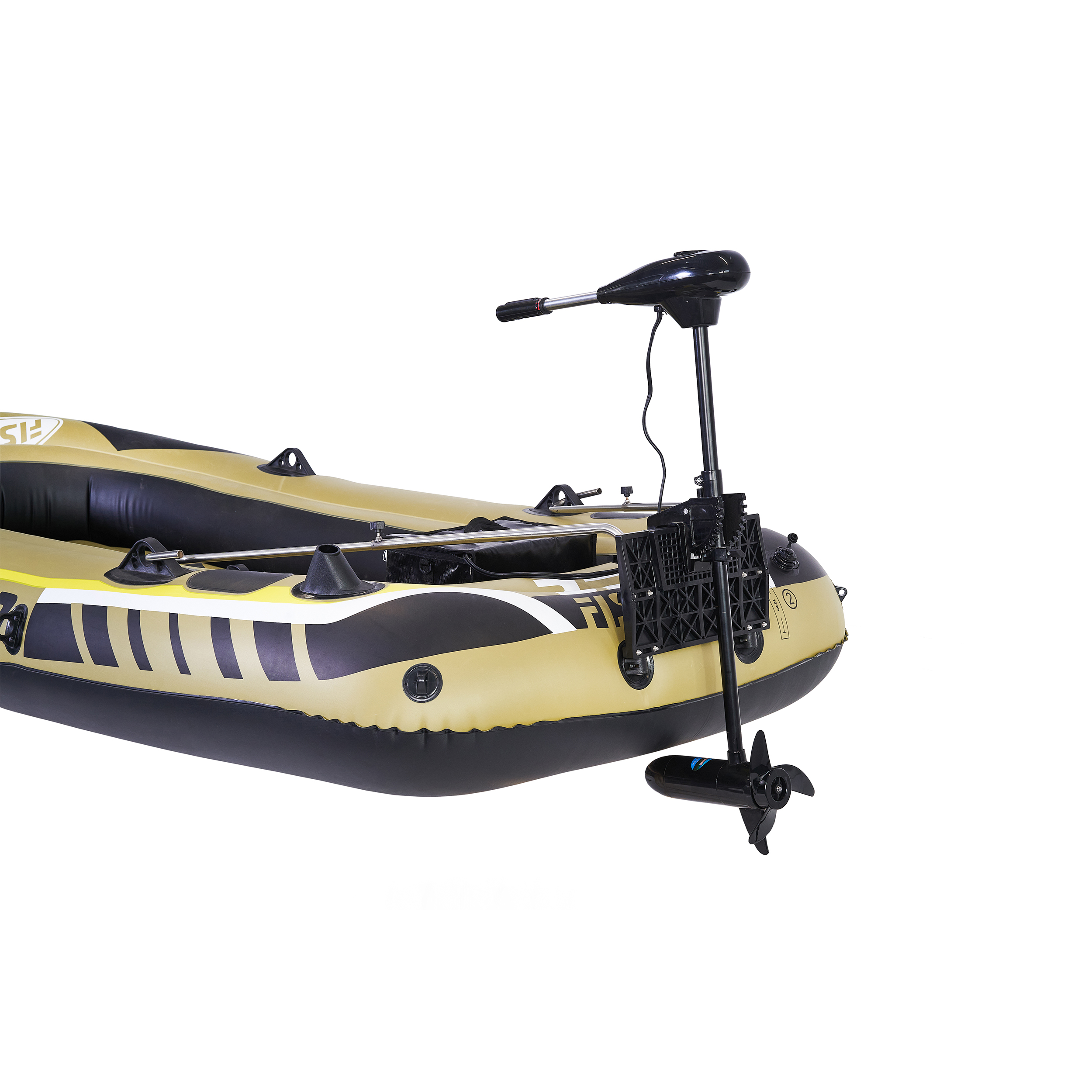 LAMAR SBM 350 Schlauchboot mit Motor, Olivgrün