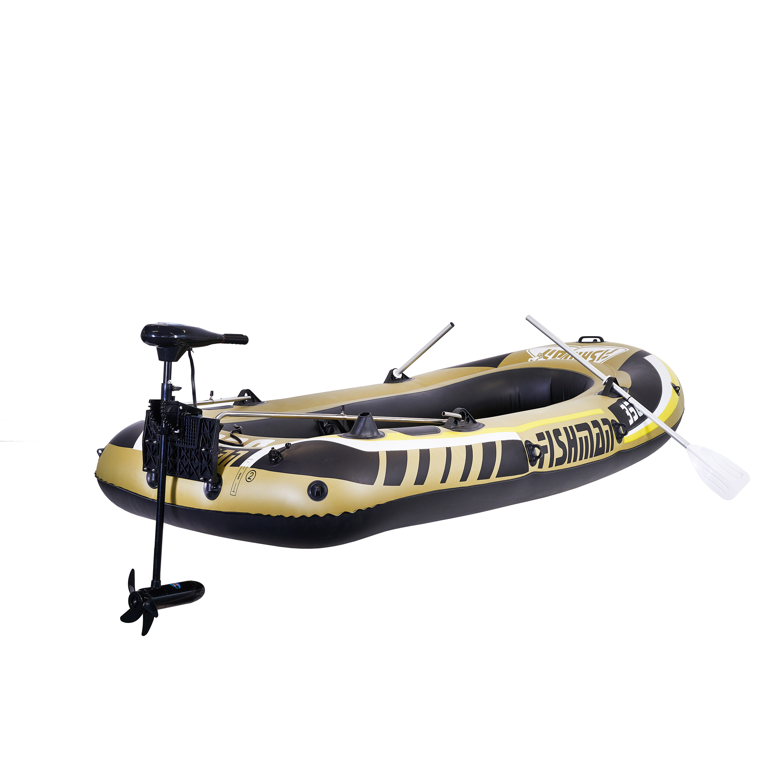 LAMAR SBM 350 Schlauchboot mit Motor, Olivgrün