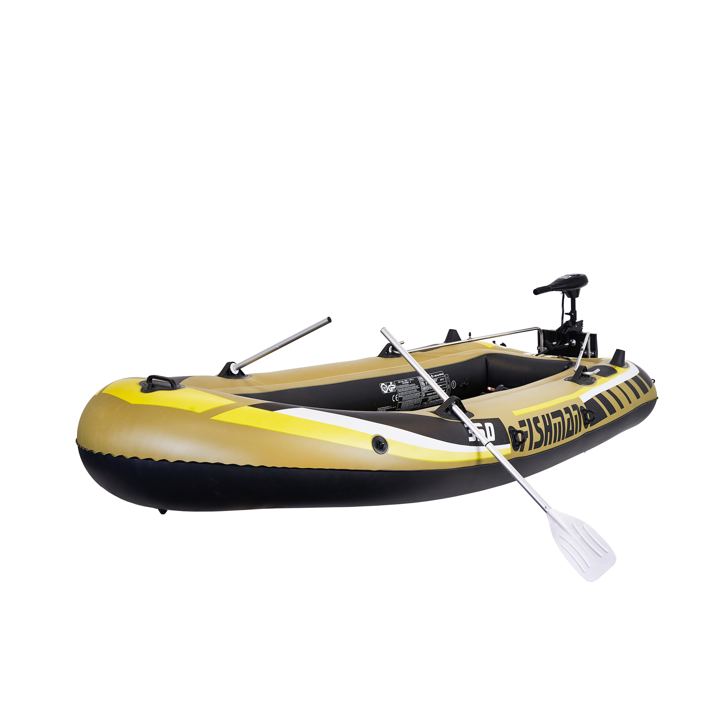 LAMAR SBM 350 Schlauchboot mit Motor, Olivgrün