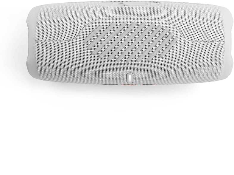 JBL Charge 5 Bluetooth Lautsprecher, Weiß, Wasserfest | MediaMarkt