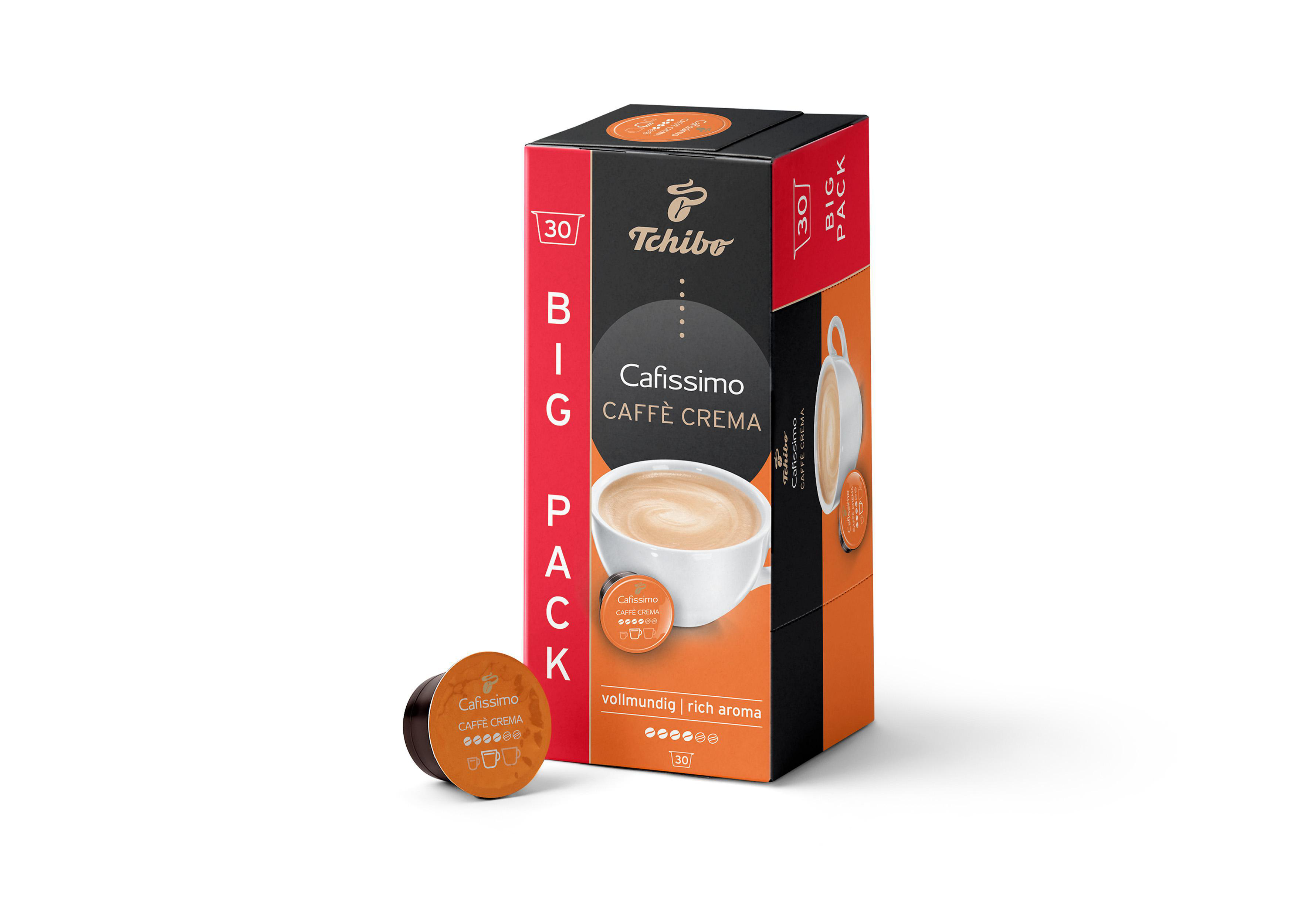 TCHIBO Caffè Crema vollmundig Kaffeekapseln (Tchibo Cafissimo)