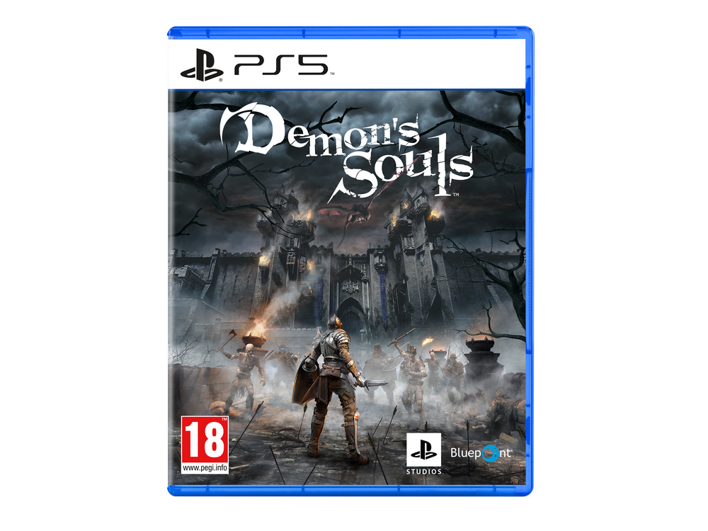 Consola - Sony PS5, 825 GB, 4K, HDR, Blanco + PS5 Demon's Souls + PS5 Destruction Allstars
