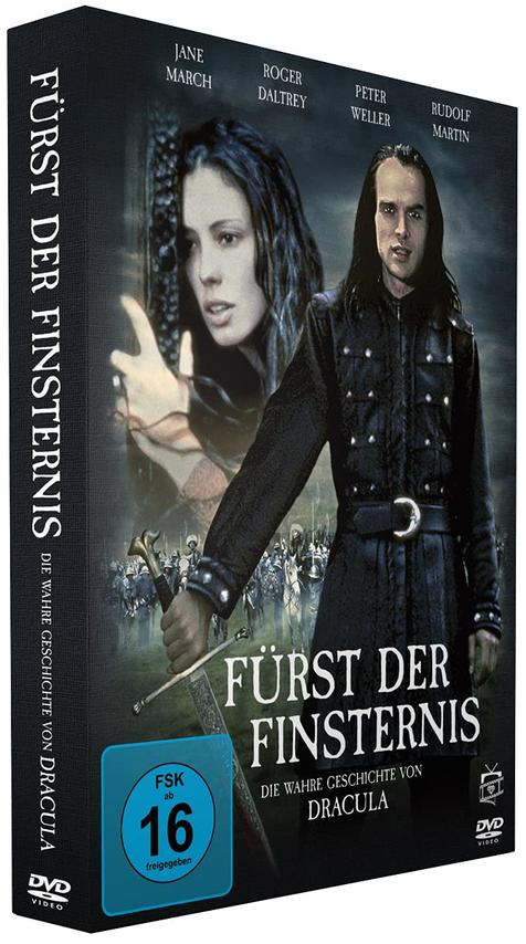 DVD-Cover eines Films mit einem Mann in Schwarz und einer Frau, Titel auf Deutsch.