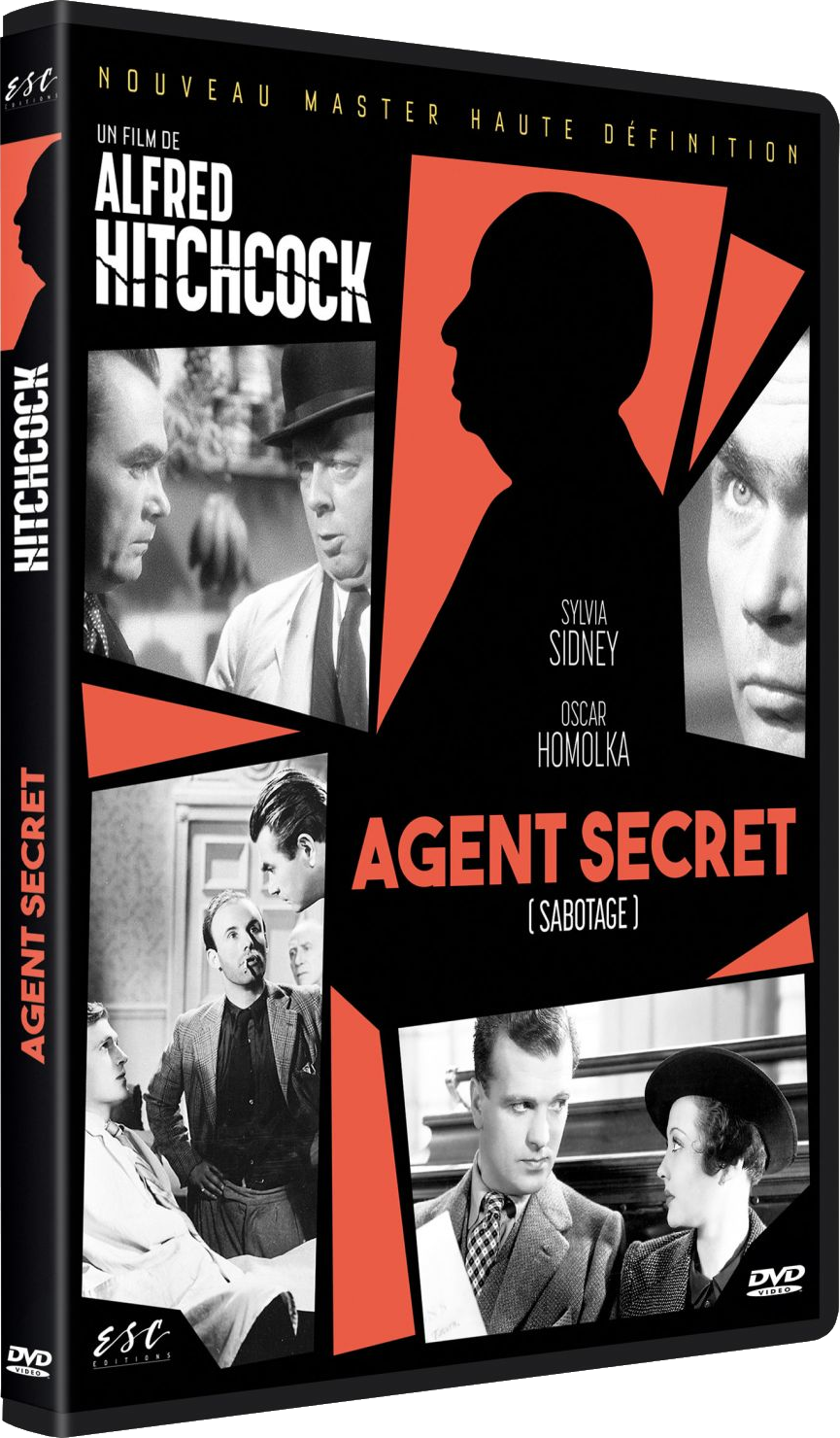 Couverture du film : Images en noir et blanc de personnes. Titre : Agent Secret.