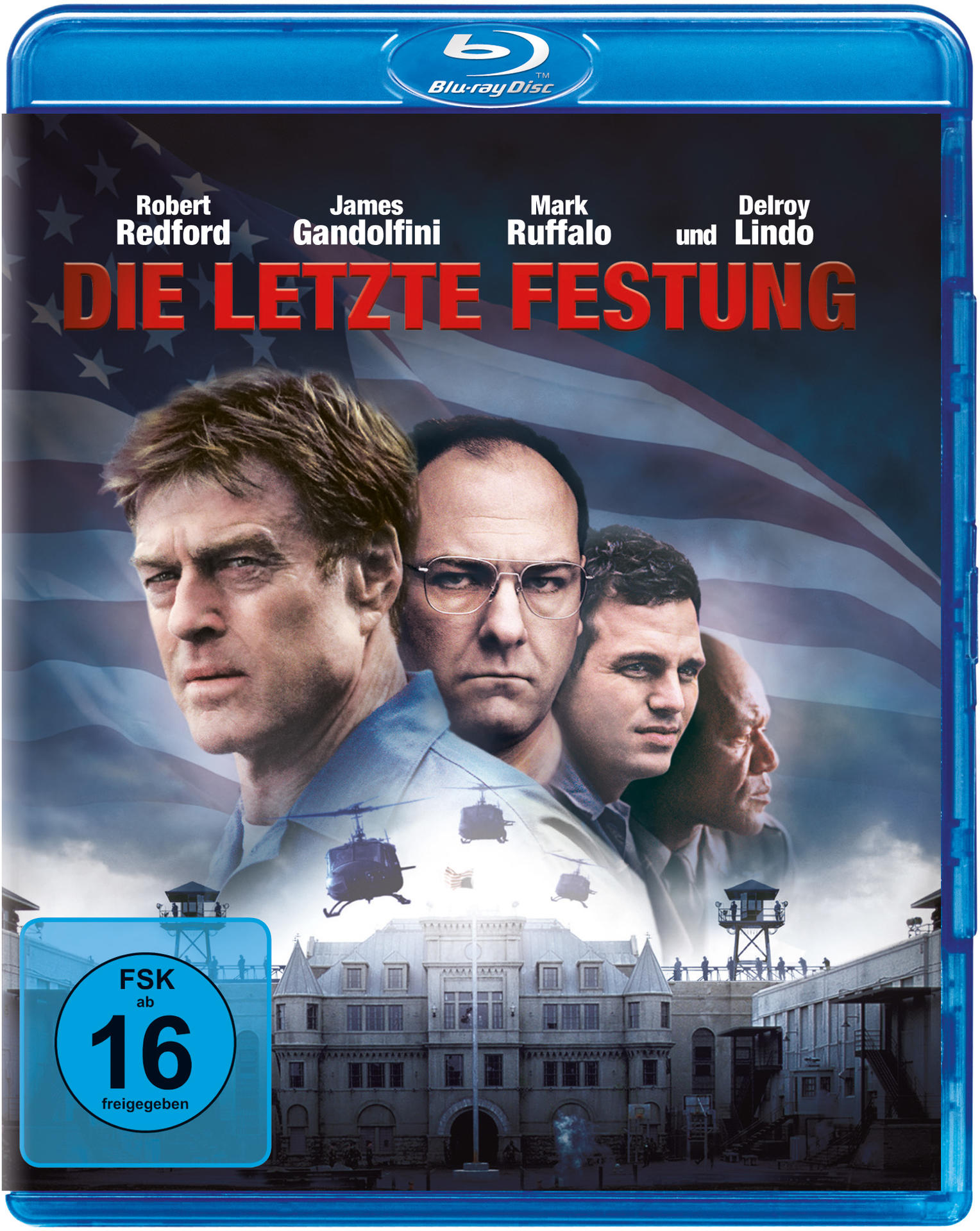 Blu-ray-Disc-Cover mit Robert Redford, James Gandolfini, Mark Ruffalo und Delroy Lindo.