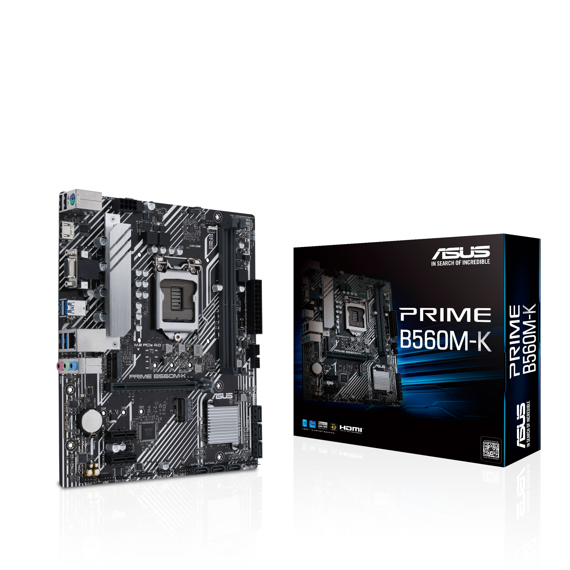 ASUS PRIME B560M-K (90MB16S0-M0EAY0) Mainboard Schwarz