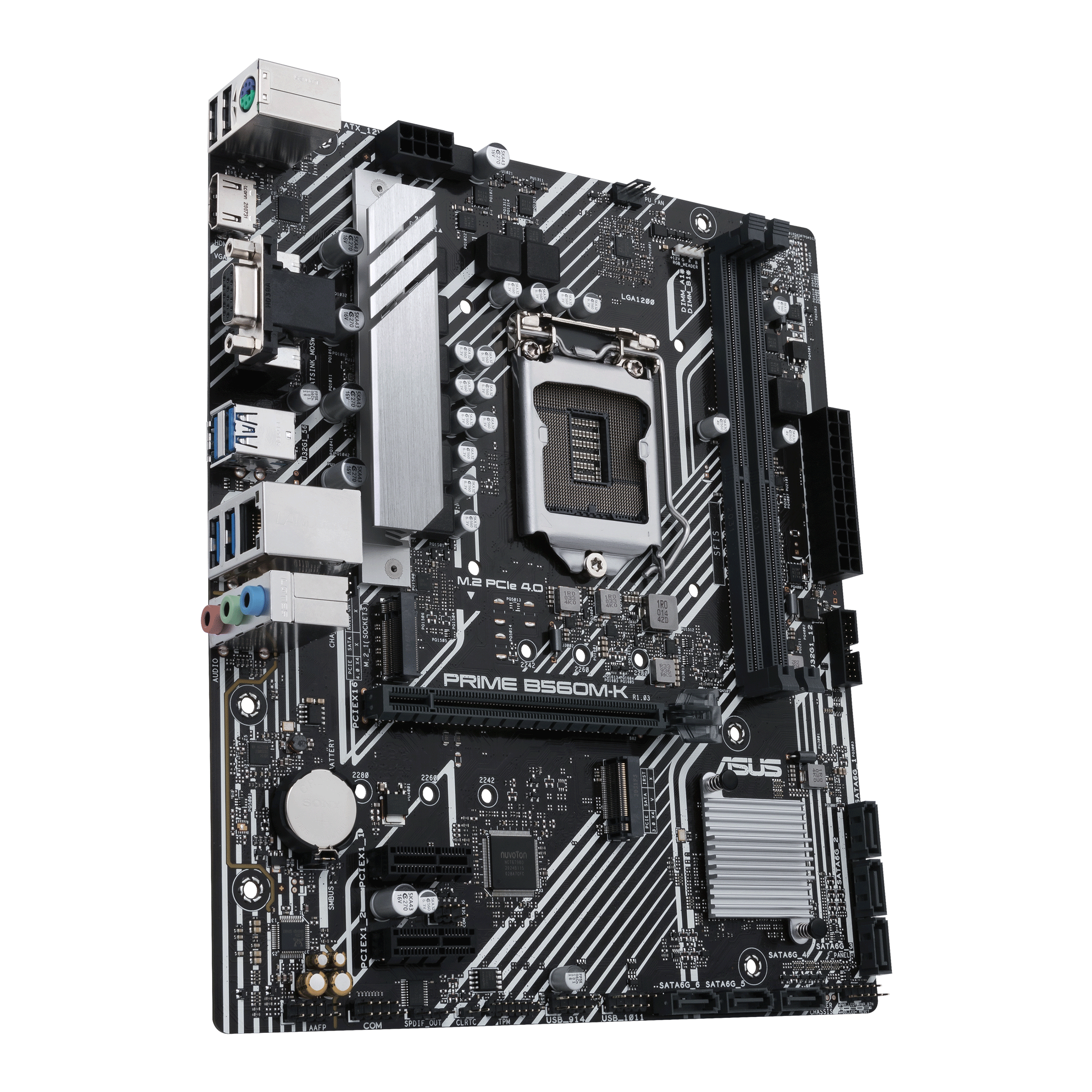 ASUS PRIME B560M-K (90MB16S0-M0EAY0) Mainboard Schwarz