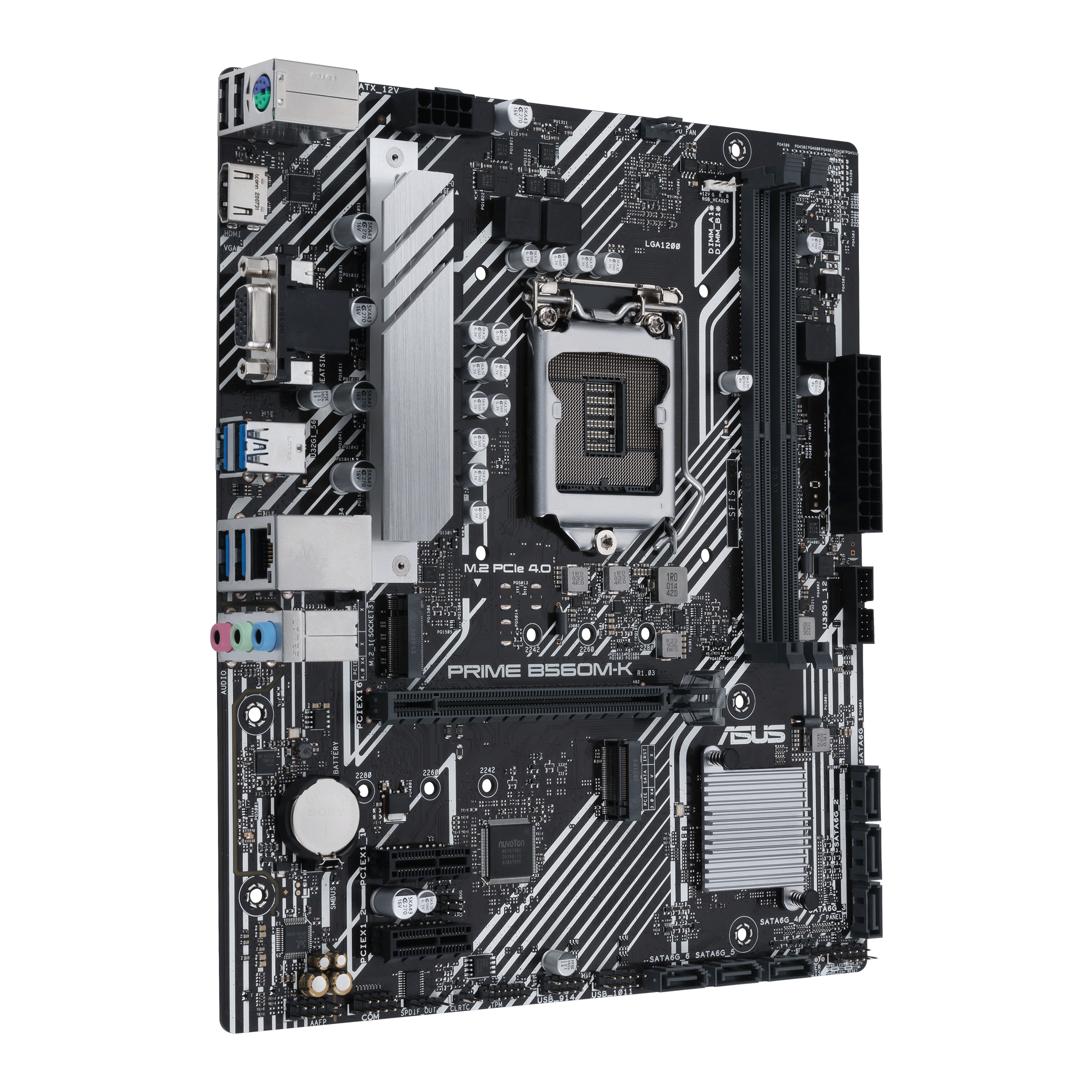ASUS PRIME B560M-K (90MB16S0-M0EAY0) Mainboard Schwarz