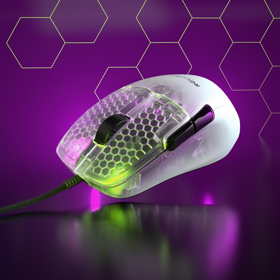 ROCCAT Kone Pro Gaming Maus, Weiß