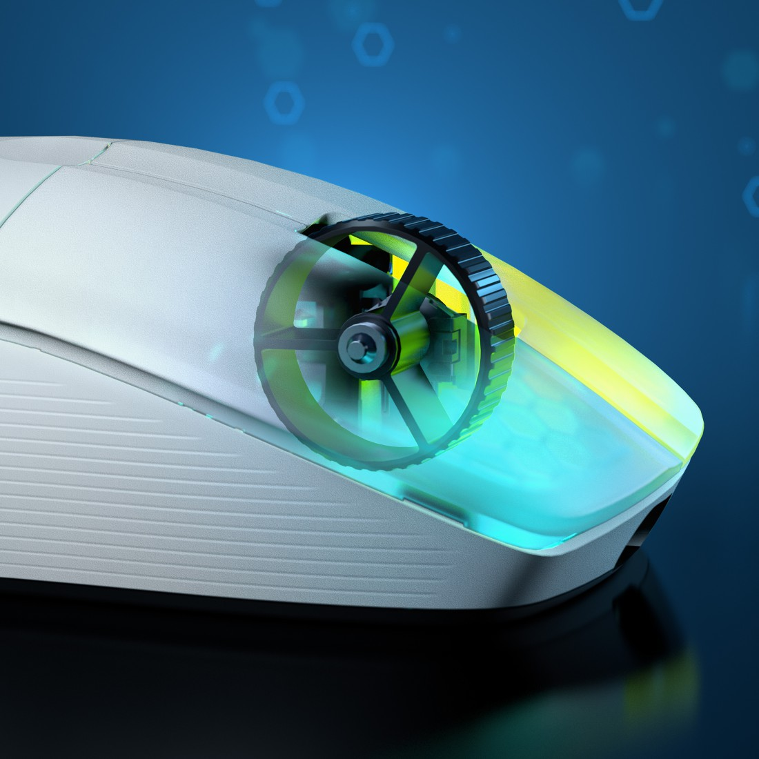 ROCCAT KONE PRO AIR Gaming Maus, Weiß