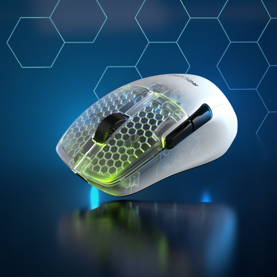 ROCCAT KONE PRO AIR Gaming Maus, Weiß
