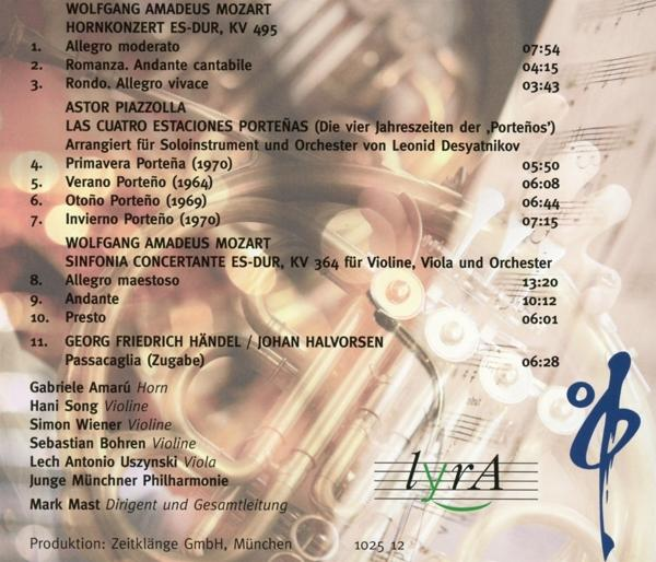 Bayerische Philharmonie - Mozart+Piazolla  - (CD)