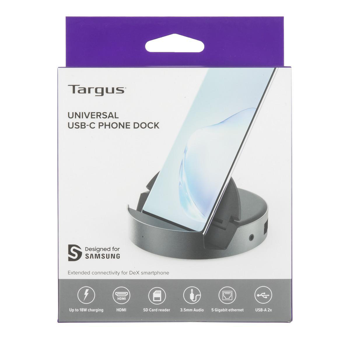 TARGUS AWU420GL DEXPHONE WORKSTATION, Samsung DeX-Smartphones, Samsung DeX-Smartphones, Schwarz