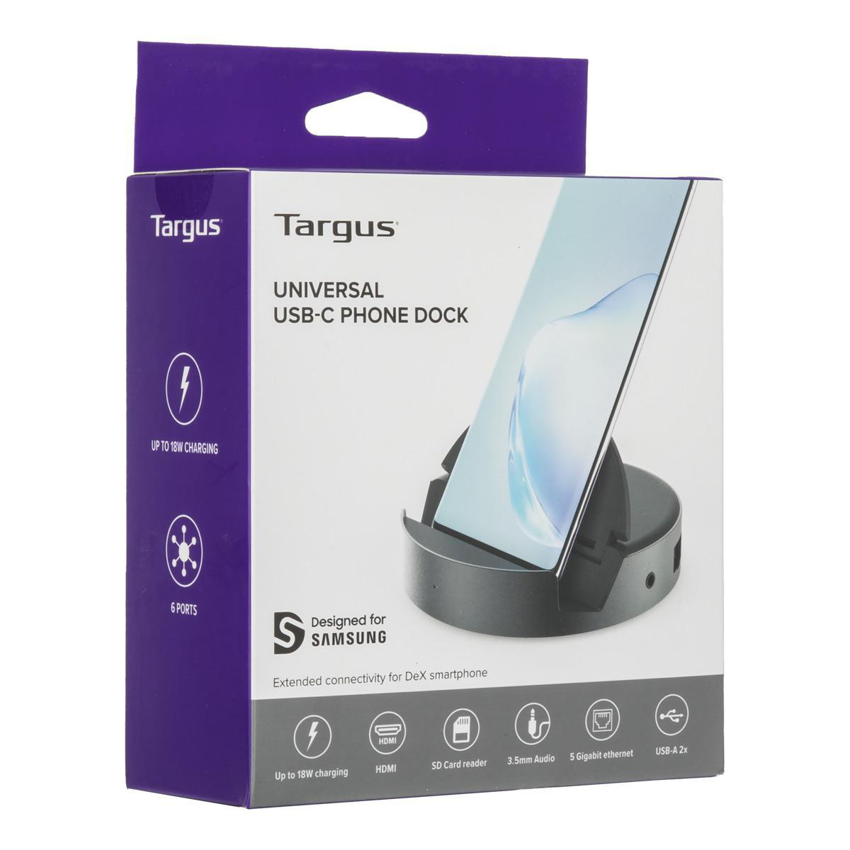 TARGUS AWU420GL DEXPHONE WORKSTATION, Samsung DeX-Smartphones, Samsung DeX-Smartphones, Schwarz