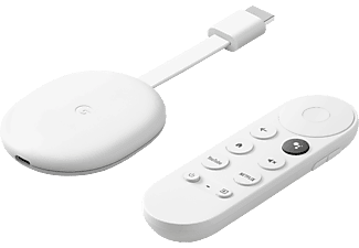 GOOGLE Chromecast con Google TV (US) - Mediaplayer (Bianco)