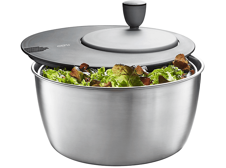 Gefu 28180 Salatschleuder Rotare Edelstahl 3l