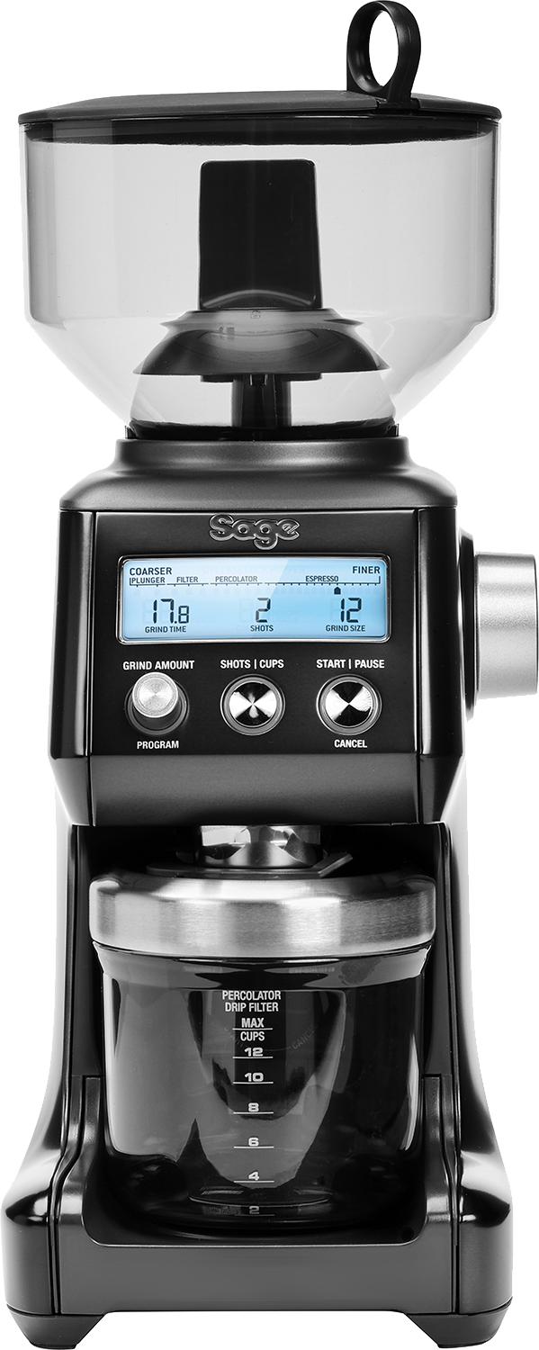 MediaMarkt Sage The Smart Grinder Pro - Koffiemolen Inhoud Bonenreservoir: 450 G 165 W Zwart aanbieding