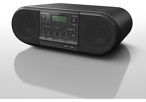 CD Radio PANASONIC RX-D500EG-K CD Radio, Schwarz | MediaMarkt