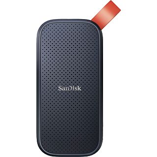 SANDISK Portable - Festplatte (SSD, 480 GB, Grau/Orange)