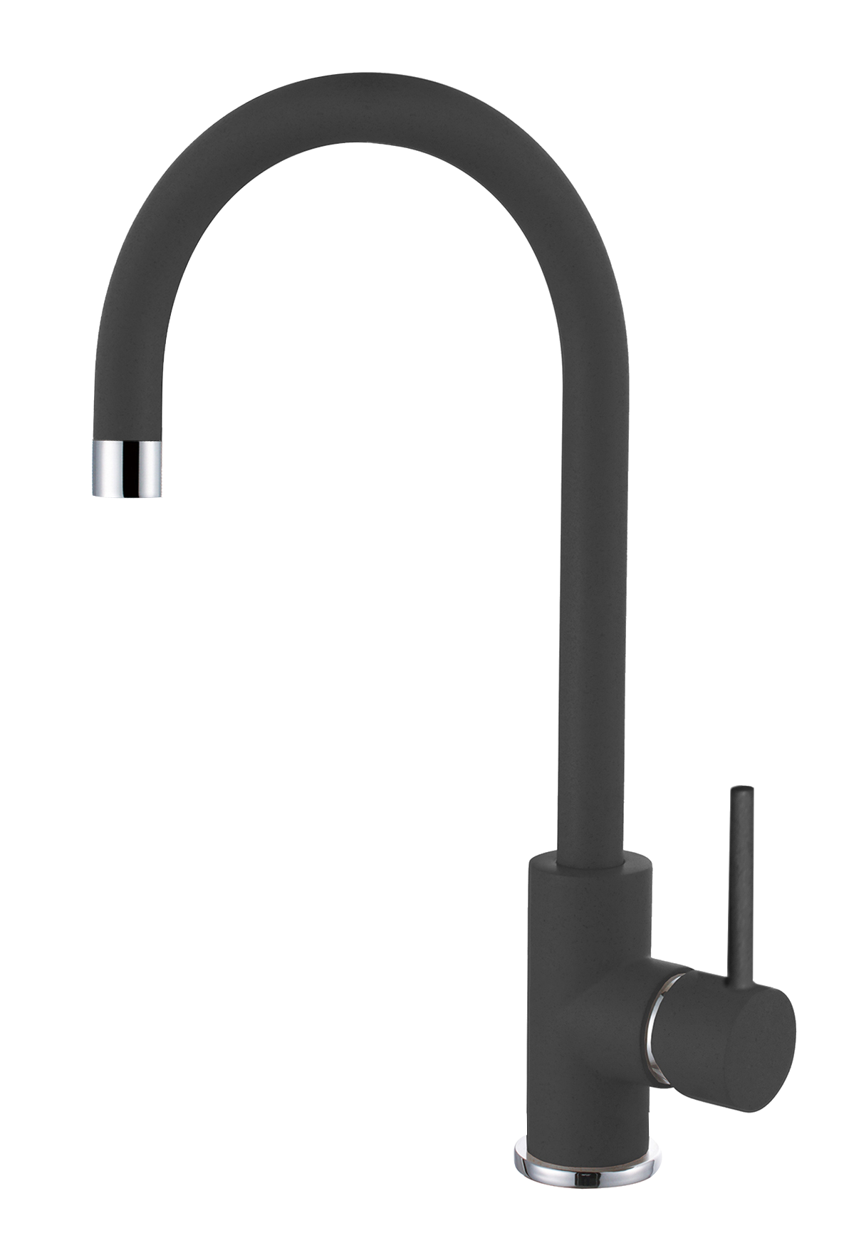 ELLECI CLOUD G40 NERO egykaros kerámiabetétes csaptelep, forgatható kifolyócsővel