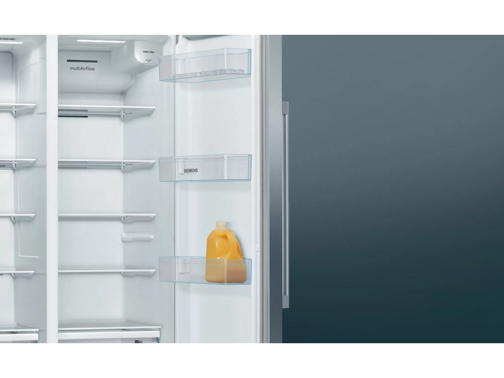Frigorífico americano - Siemens KA93DVIFP, 562 l, No Frost, 42 dB, Dispensador de agua, Inox