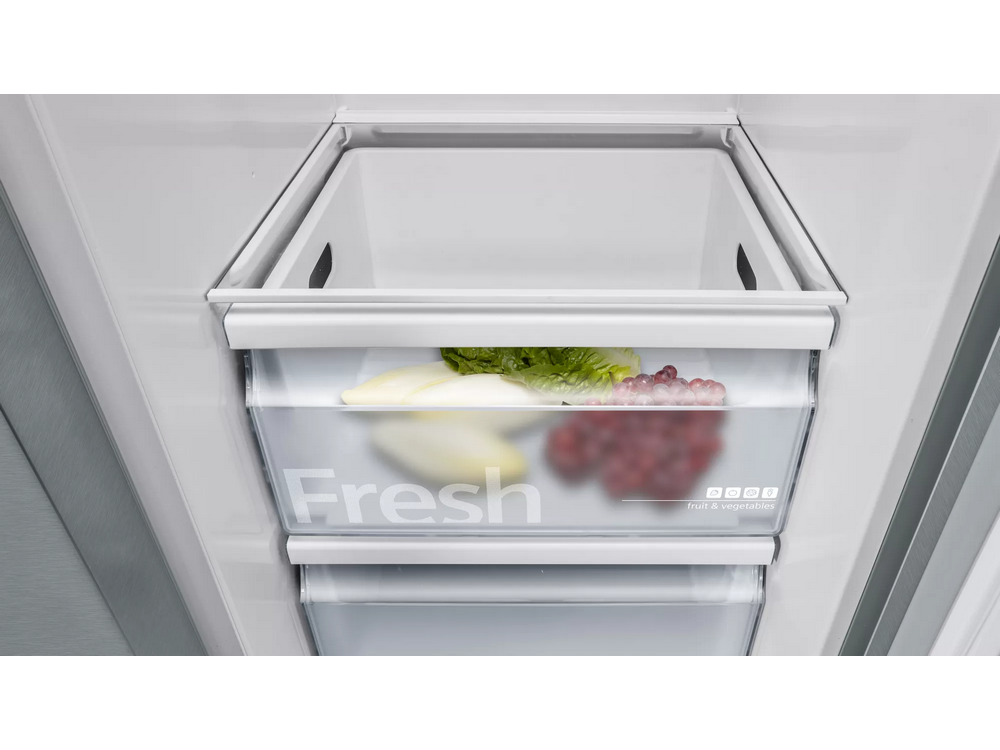 Frigorífico americano - Siemens KA93DVIFP, 562 l, No Frost, 42 dB, Dispensador de agua, Inox