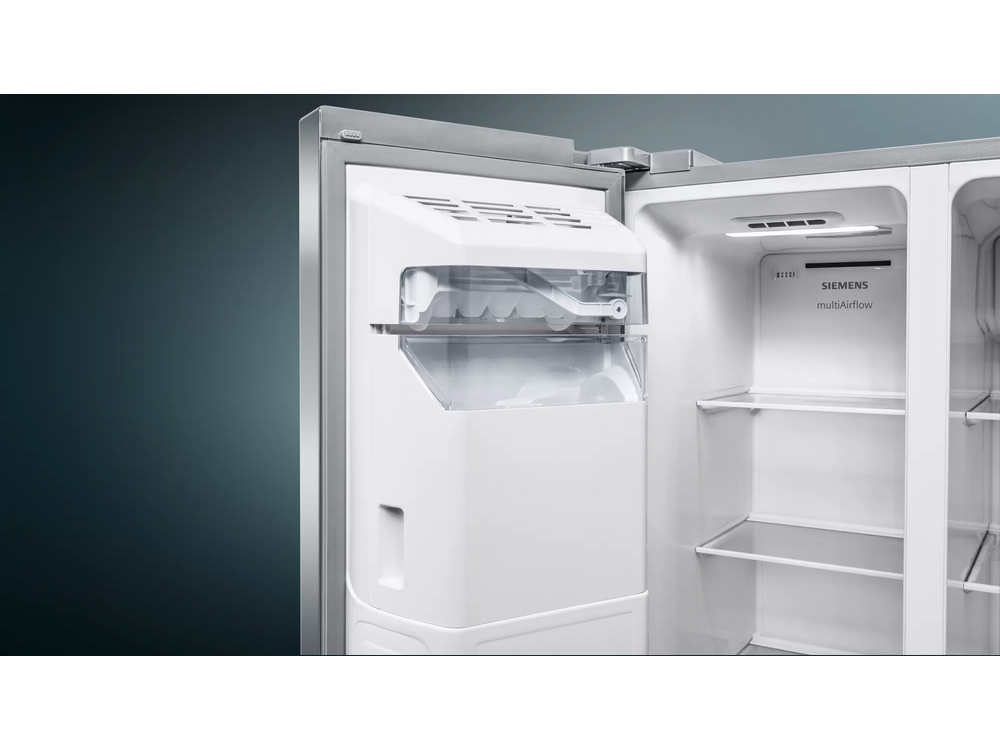 Frigorífico americano - Siemens KA93DVIFP, 562 l, No Frost, 42 dB, Dispensador de agua, Inox