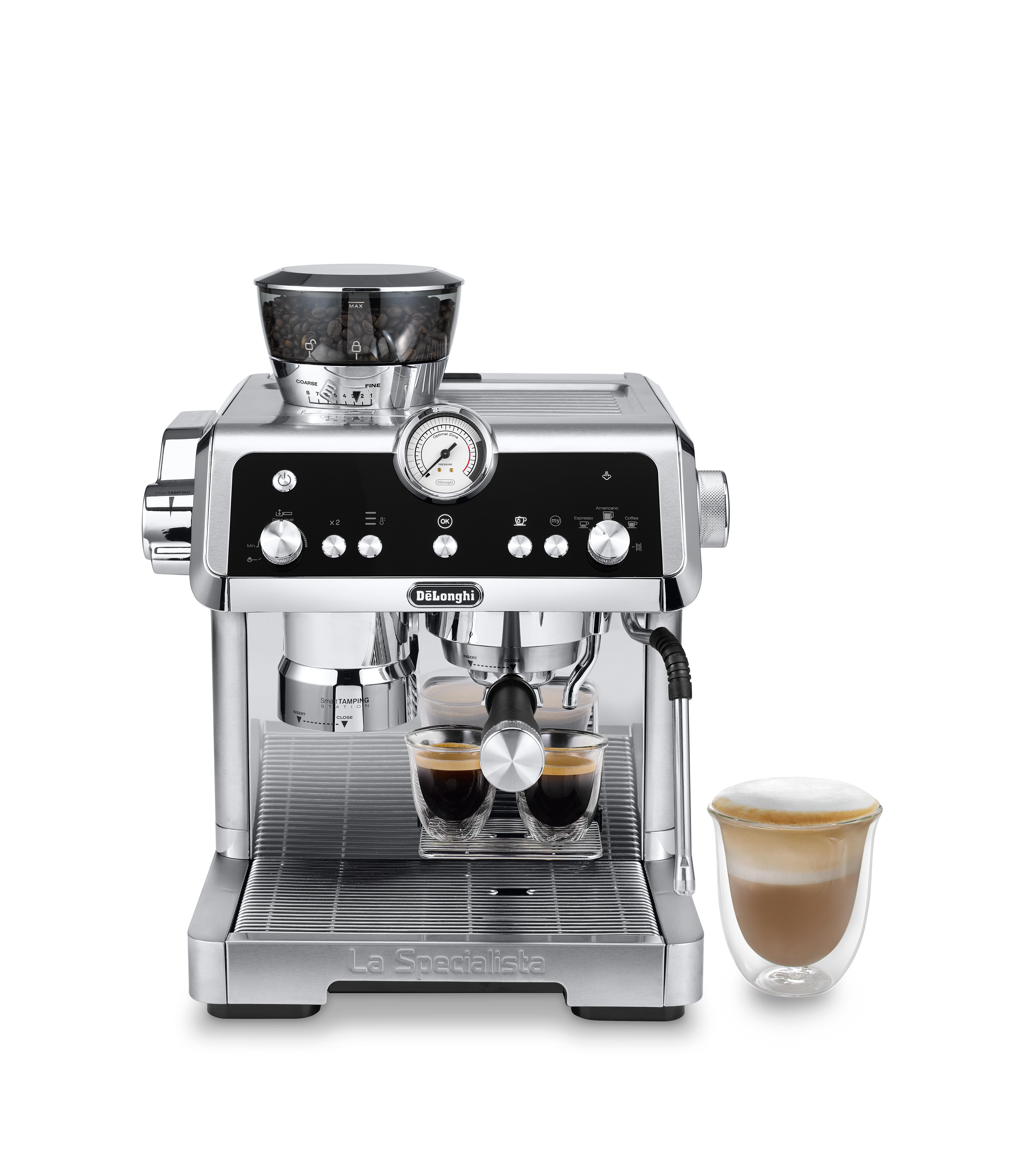 DELONGHI EC9355.M La Espressomaschine Silber Prestigio Specialista