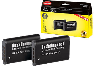 HAHNEL HL-X1 Twin Pack akkumulátor szett (Sony NP-BX1 1170 mAh)