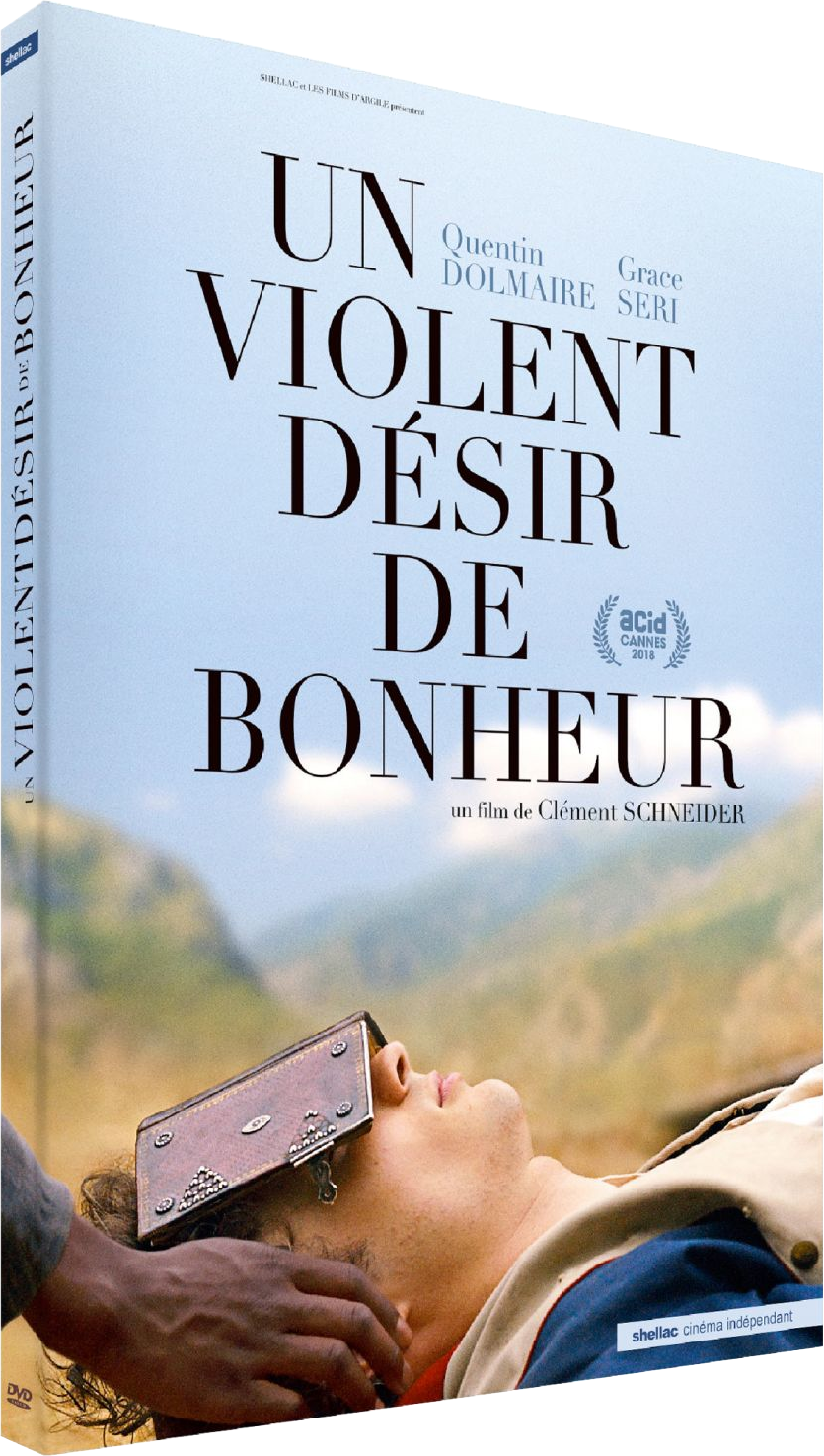 Couverture de DVD avec texte français et photo d'un homme avec un livre sur le visage.