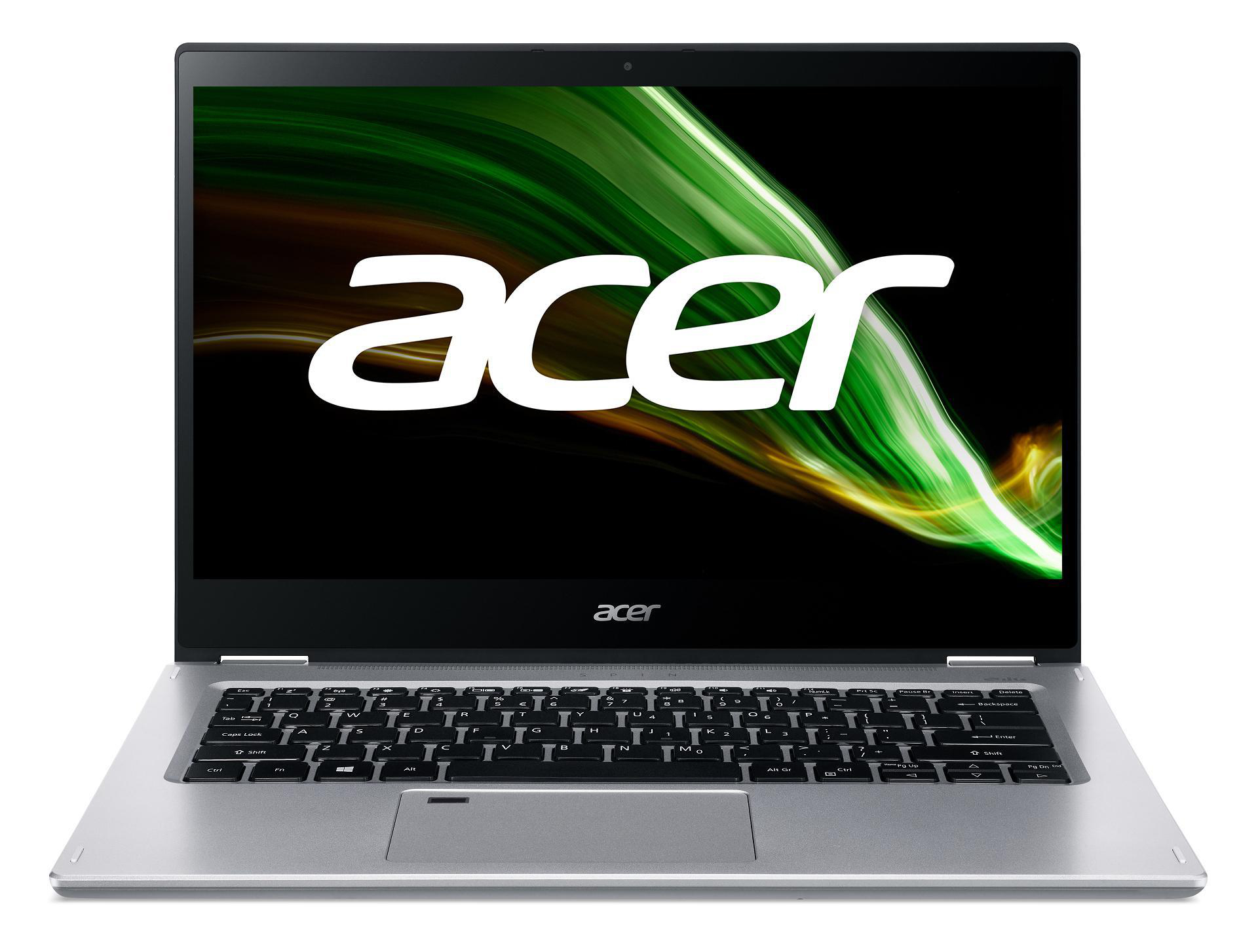 Prozessor, Zoll (64 GB Bit) Home RAM, mit Radeon™ 128 (SP314-21N-R686), Spin 10 Notebook, GB Acer Silver Windows SSD, Onboard ACER 14 AMD AMD, S-Modus Touchscreen, Athlon™ 3 Graphics, 4 Silber Display