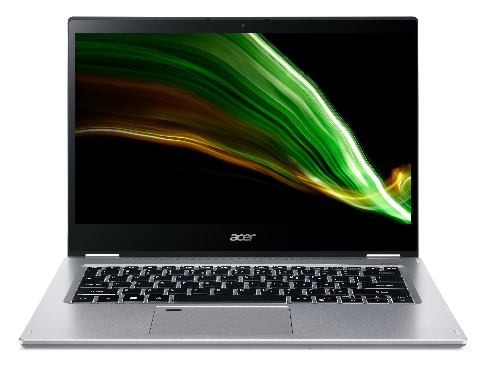 ACER Acer Spin GB S-Modus Radeon™ RAM, (64 Silber Silver Graphics, Notebook, AMD Bit) GB Home Windows 14 10 Onboard Touchscreen, Zoll 3 4 Athlon™ AMD, mit (SP314-21N-R686), Display Prozessor, 128 SSD