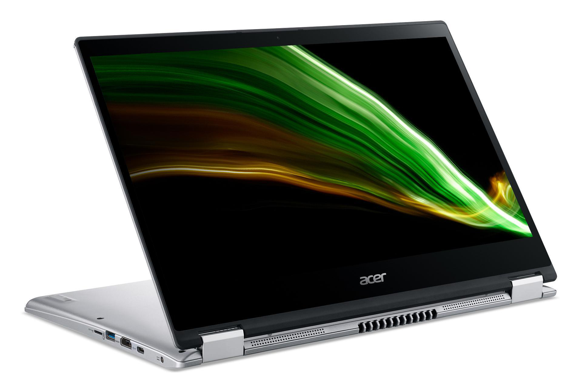 ACER Acer Spin GB S-Modus Radeon™ RAM, (64 Silber Silver Graphics, Notebook, AMD Bit) GB Home Windows 14 10 Onboard Touchscreen, Zoll 3 4 Athlon™ AMD, mit (SP314-21N-R686), Display Prozessor, 128 SSD