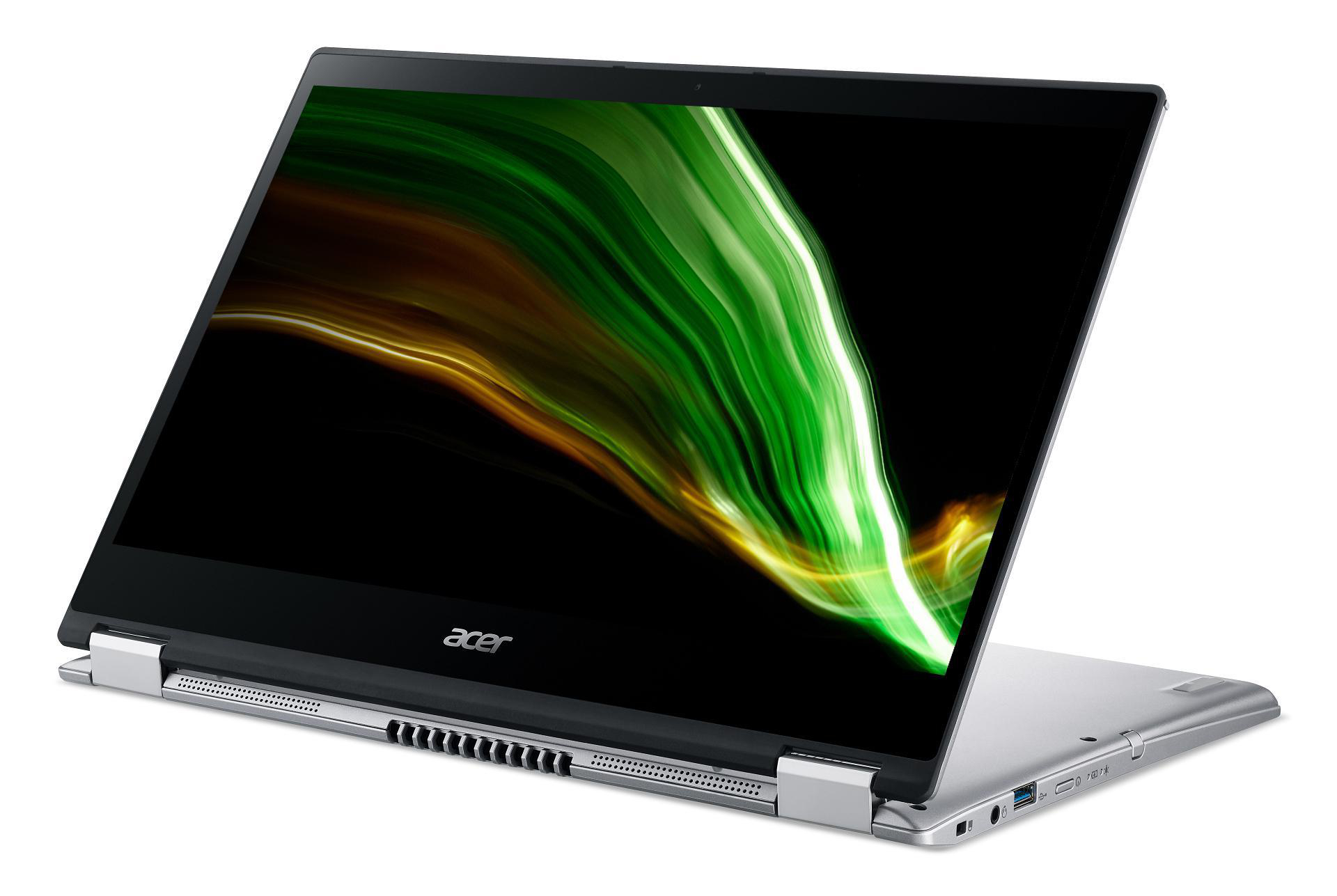 ACER Acer Spin 3 SSD, GB Silber Radeon™ Bit) Silver AMD Onboard S-Modus GB 4 Notebook, Zoll AMD, (64 14 Athlon™ Windows RAM, Touchscreen, Home Display Prozessor, 128 Graphics, 10 (SP314-21N-R686), mit