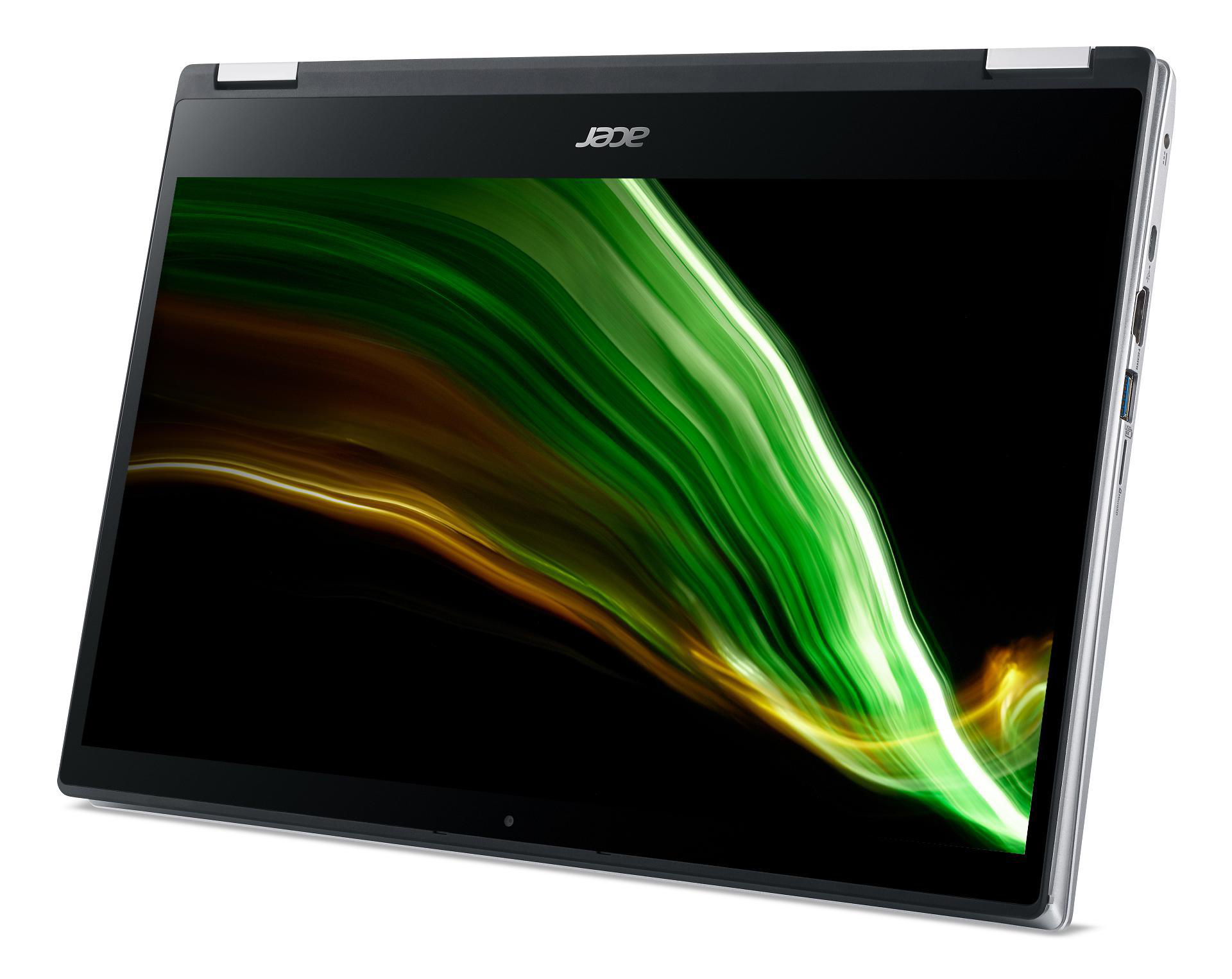 ACER Acer Spin Silber 3 Display Athlon™ (64 AMD, RAM, 128 Bit) Windows Prozessor, Graphics, GB Touchscreen, Silver 10 Notebook, GB Zoll AMD Onboard S-Modus Radeon™ Home mit (SP314-21N-R686), SSD, 14 4