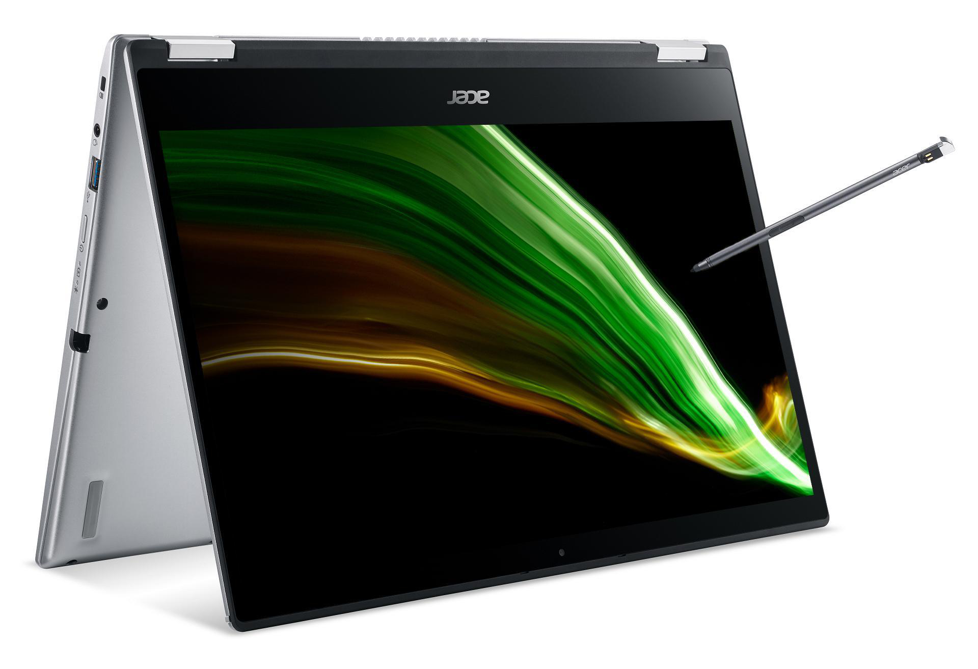 ACER Acer Spin Silber 3 Display Athlon™ (64 AMD, RAM, 128 Bit) Windows Prozessor, Graphics, GB Touchscreen, Silver 10 Notebook, GB Zoll AMD Onboard S-Modus Radeon™ Home mit (SP314-21N-R686), SSD, 14 4