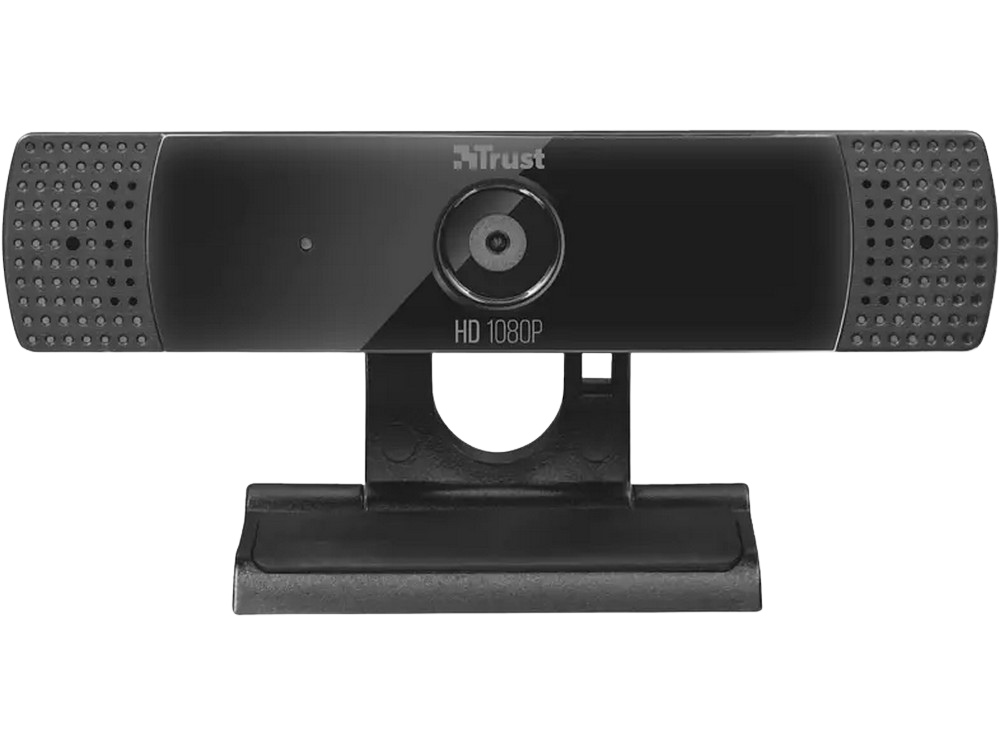 Webcam - Trust GXT 1160, Video Full HD, Con micrófono, USB, Negro