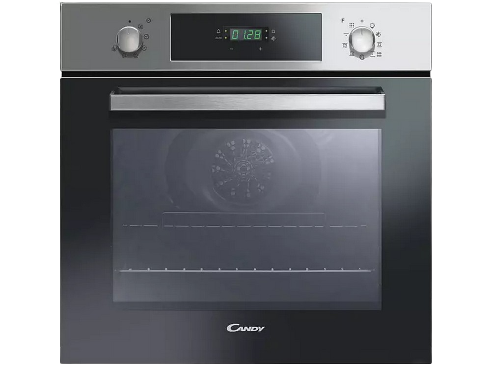 Horno - Candy Timeless FCP886X, 70l, Multifunción, Pirólisis+Aquactiva, 9 funciones, 3 resistencias, Inox