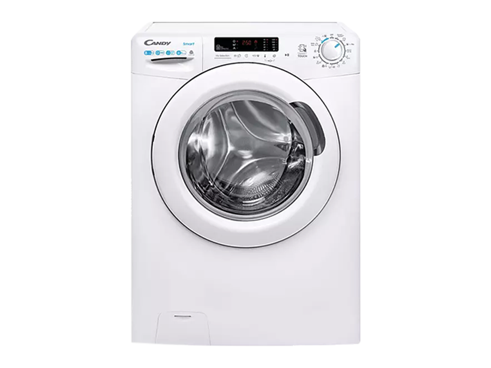 Lavadora secadora - Candy Smart CSWS 4852DWE/1-S, 8kg+5kg, 1400rpm, Vapor, Certificado Woolmark, 15 programas, Blanco