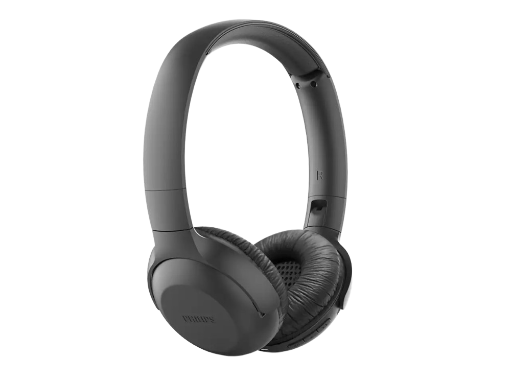 Auriculares inalámbricos - Philips TAUH202BK/00, De diadema, Bluetooth, Hasta 15 horas, Micrófono, Negro