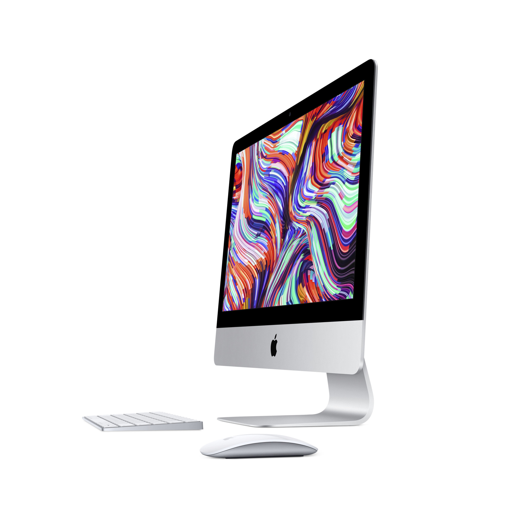APPLE iMac 21.5 Zoll i3-8100, 8GB RAM, 256GB SSD, Retina 4K, Radeon Pro 555X (MHK23D/A) All-in-One PC 21,5 Zoll, Retina 4K, Intel® Core™ i3-8100 Prozessor (6 MB Cache, 3.60 GHz), 8 GB RAM, 256 GB SSD, Silber