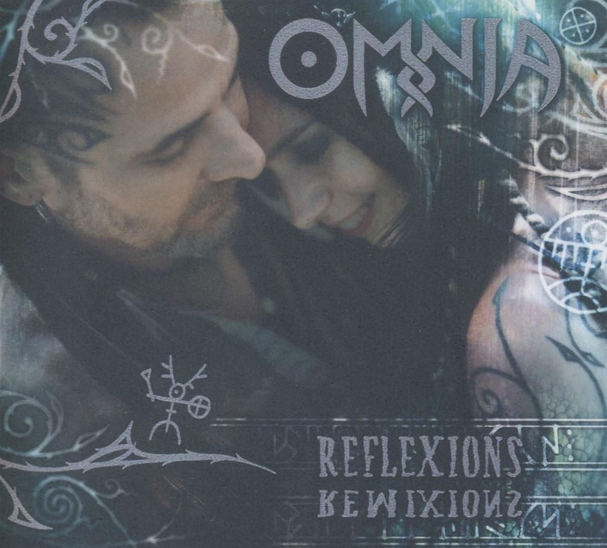 Albumcover mit Gesichtern eines Paares, dunklen Tönen und dem Wort 'OMNIA' oben, 'Reflexions' unten.