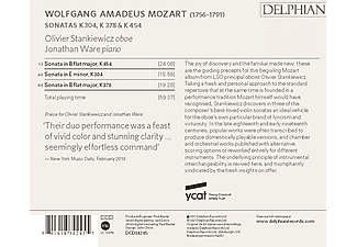 Stankiewicz,Olivier/Ware,Jonathan - Violinsonaten (Bearb.für Oboe)  - (CD)