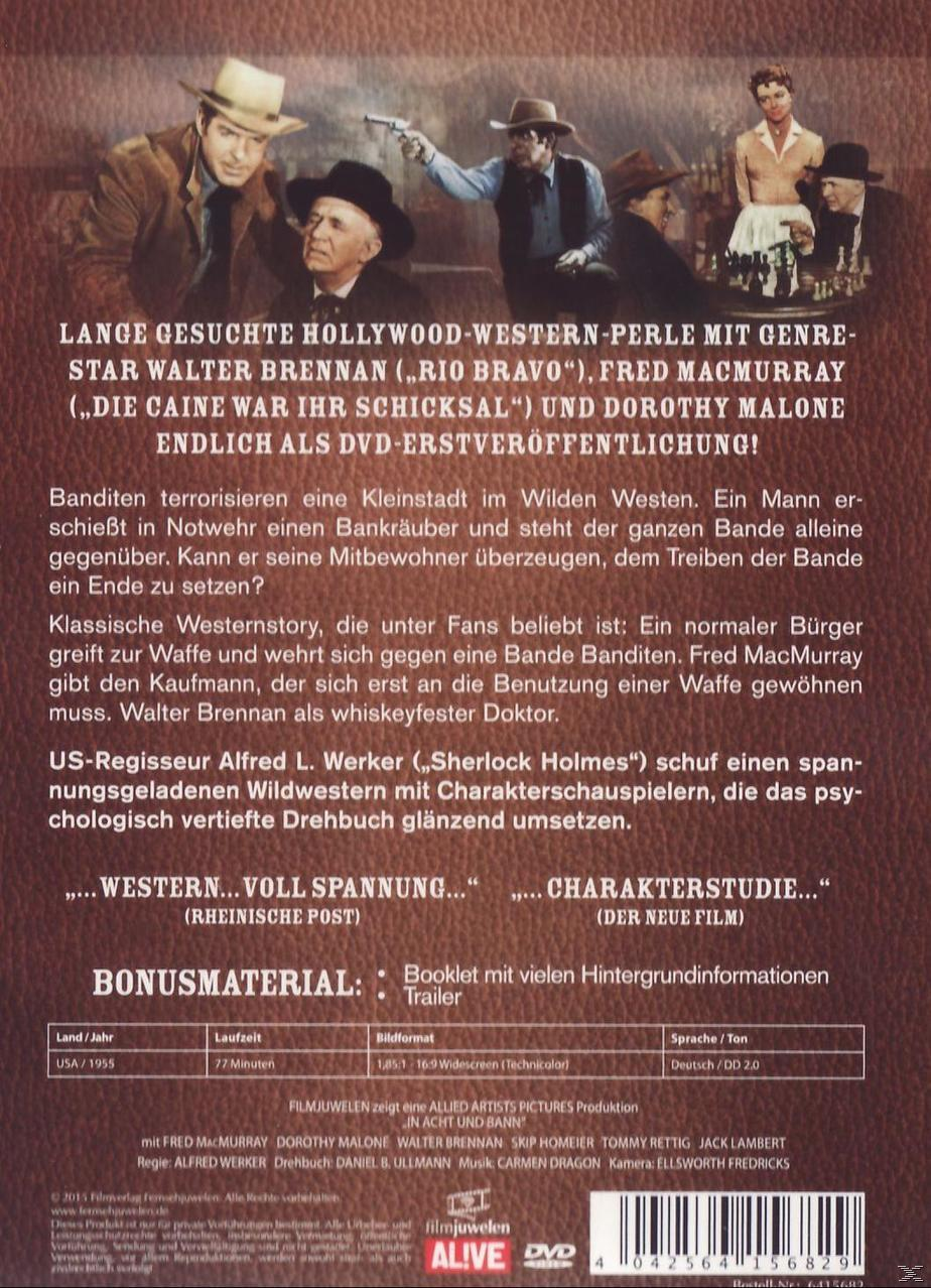 DVD-Cover mit Text auf Deutsch. Es zeigt eine Gruppe von Männern mit Hüten und eine Saloonszene.