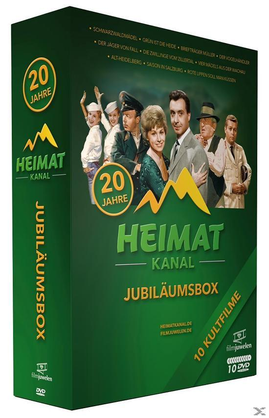 DVD-Box-Set mit bunten Bildern und Text. Grüne und weiße Farben.