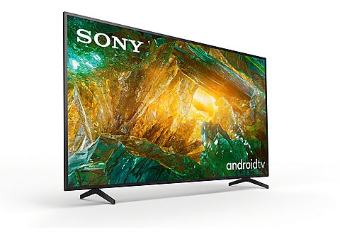 TV LED 65" - Sony KE65XH8096BAEP, UHD 4K, HDR, X1, SmartTV (AndroidTV), Asistente de Google, Triluminos, Negro