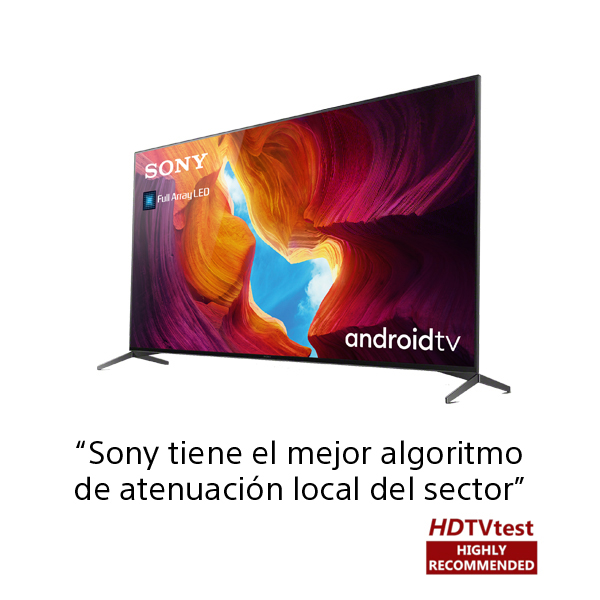 TV LED 65" - Sony KD65XH9505, UHD 4K, HDR, Android TV, X1 Ultimate, Full Array LED, Búsqueda por voz