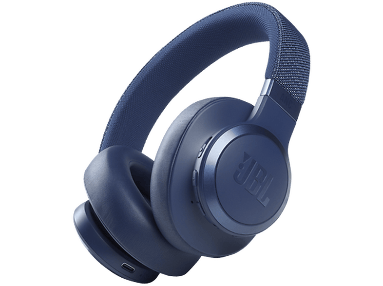 Auriculares inalámbricos  JBL Live 770, Cancelación ruido adaptativa,  Autonomía 65h, Bluetooth, Azul