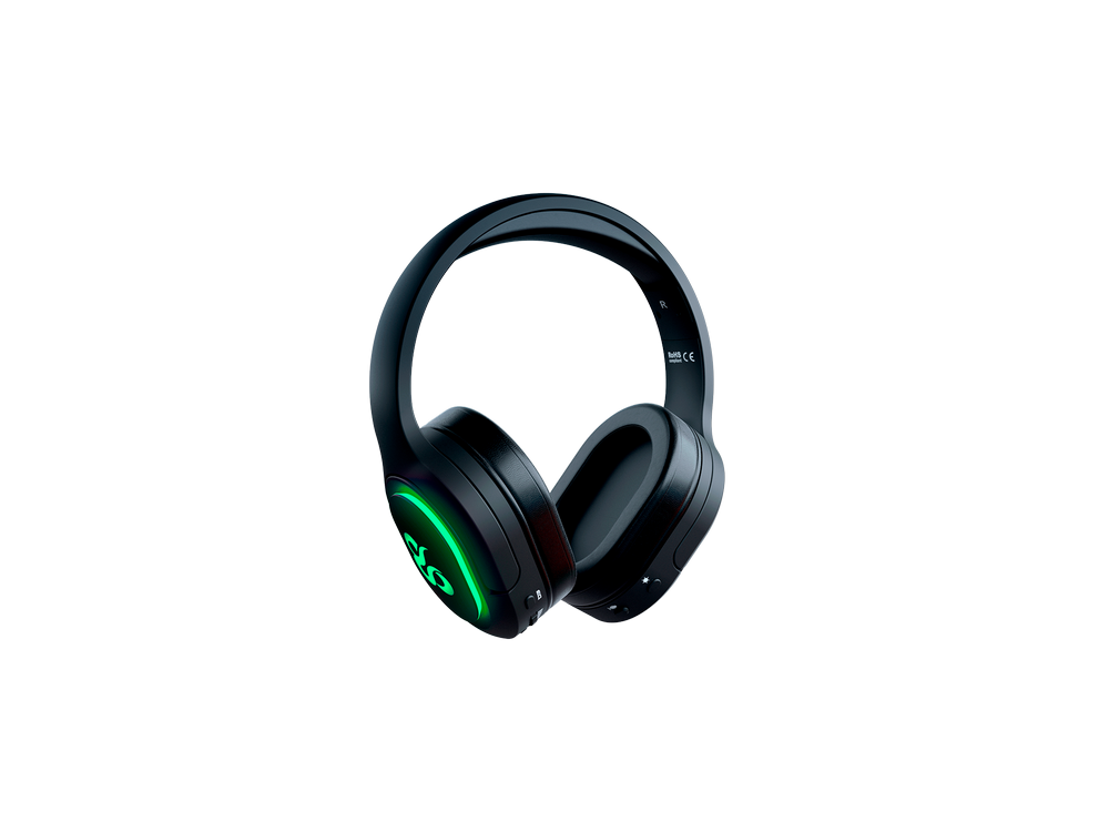 Auriculares gaming - Newskill Scylla, Con o sin cable, 32 Ω, Omnidireccional, Iluminación RGB, Negro