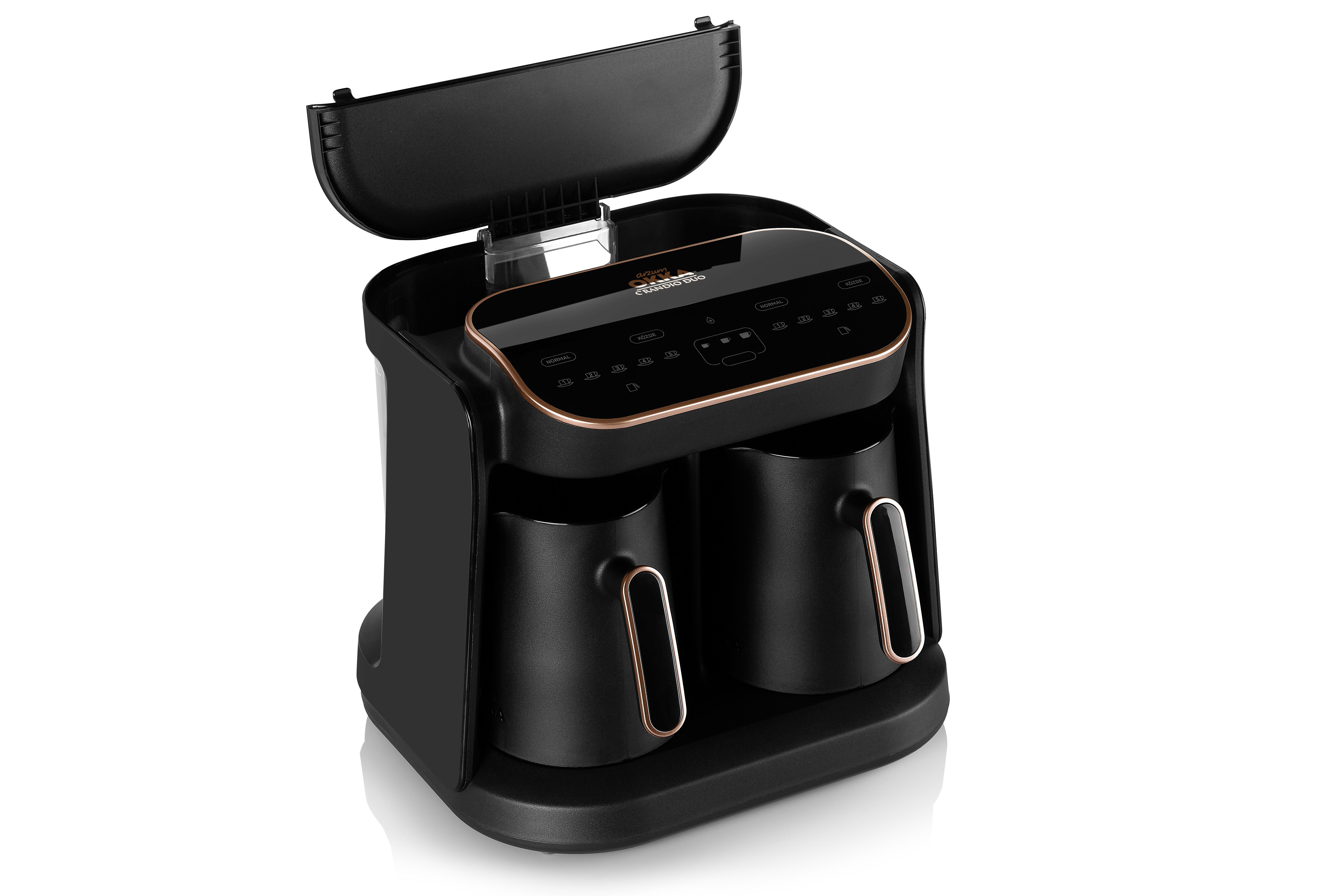 ARZUM OK007-B Grandio Duo Mokka-Maschine Schwarz/Bronze